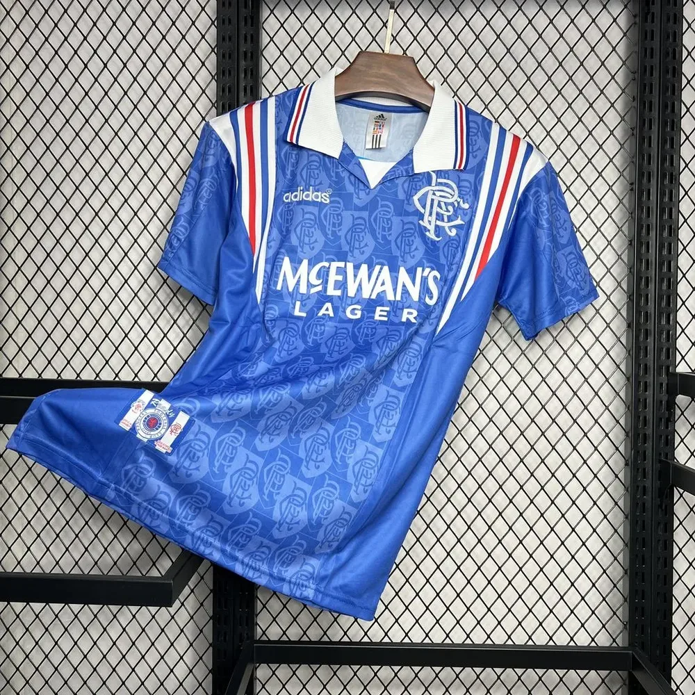 Rangers 1996/1997 Retro Rangers Home Football Shirt 1996/1997 — 3