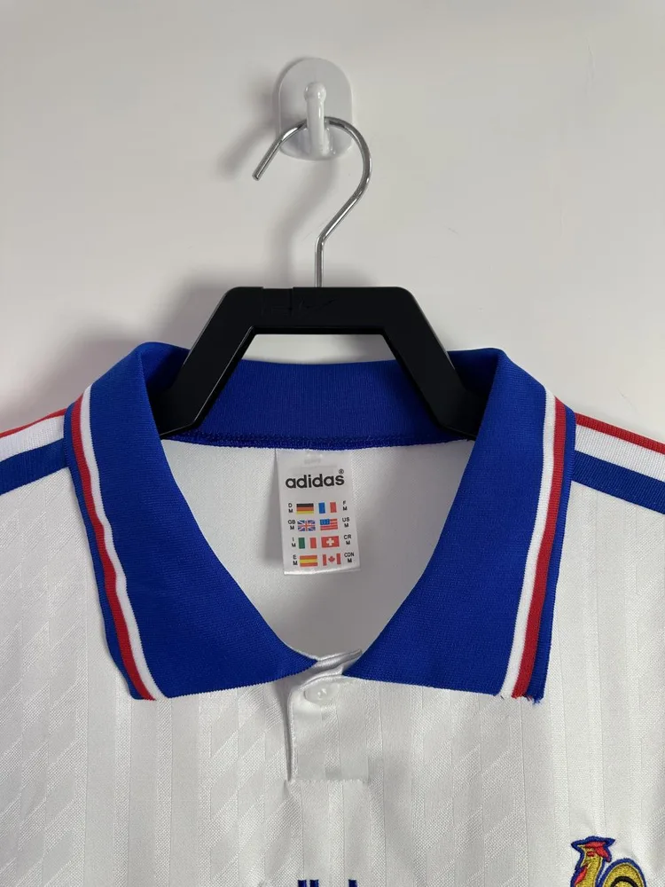France 1994 Retro France Visitante Camiseta de fútbol 1994 — 3