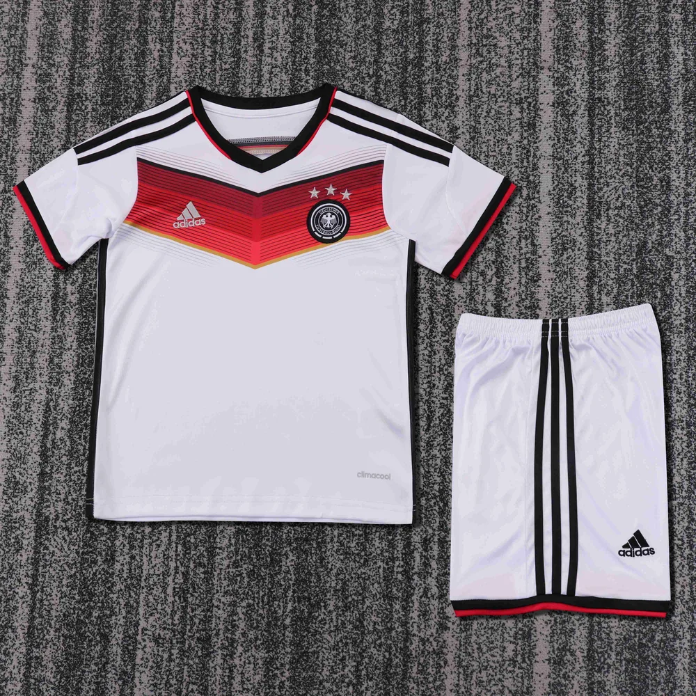 Germany 2014 Retro Germany Local Camiseta de fútbol Talla infantil 2014