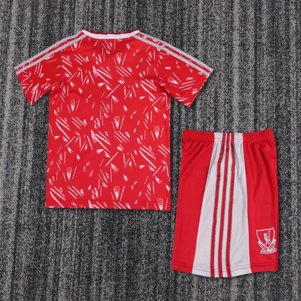 Liverpool 1989-1991 Retro Liverpool Local Camiseta de fútbol Talla infantil 1989/1991 — 2