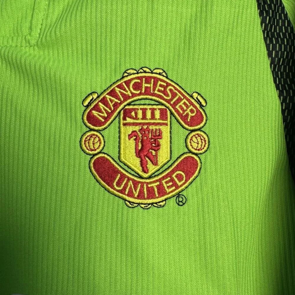 Manchester United 1998-1999 Retro Manga larga Manchester United Portero Camiseta de fútbol 1998/1999 — 8