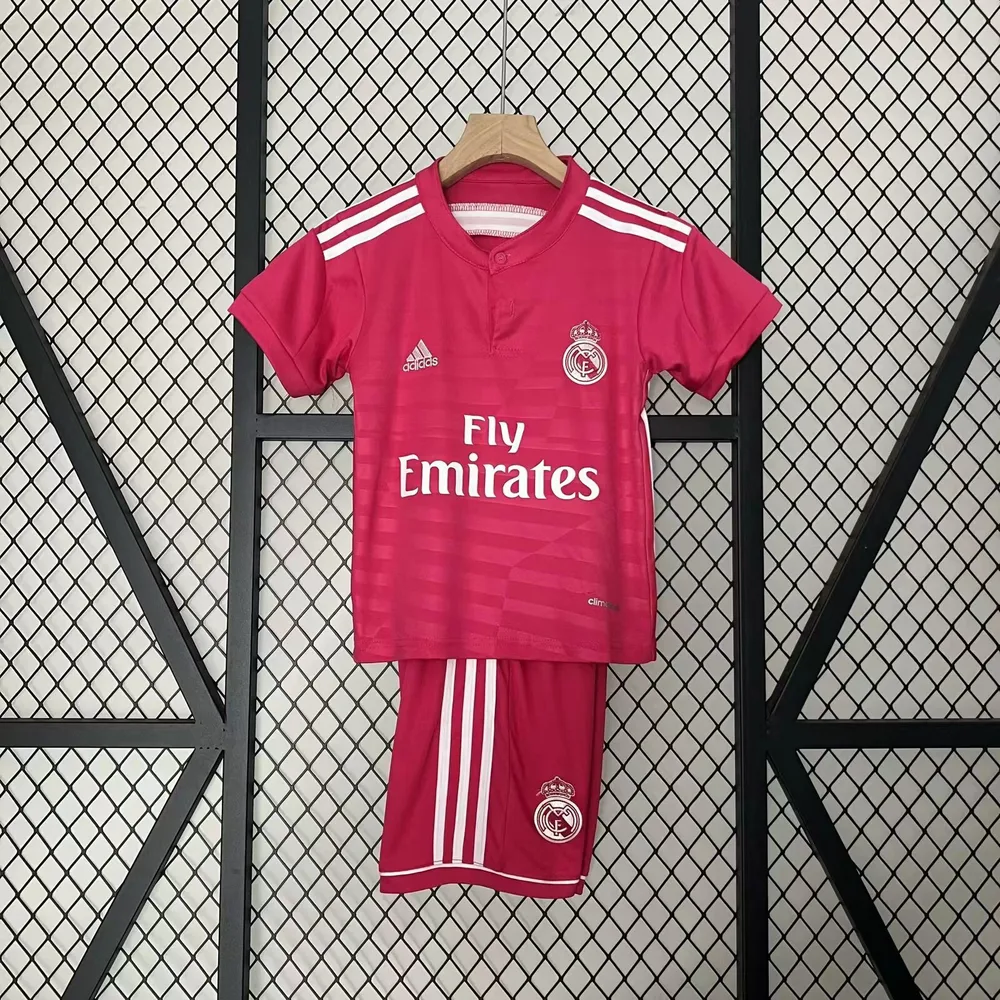 Real Madrid 2014/2015 Retro Real Madrid Visitante Camiseta de fútbol Talla infantil 2014/2015