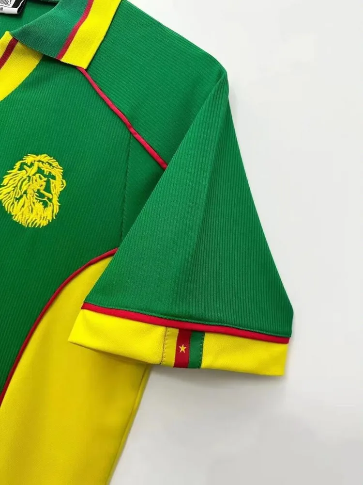 Cameroon 1998-1999 Retro Cameroon Local Camiseta de fútbol 1998/1999 — 4