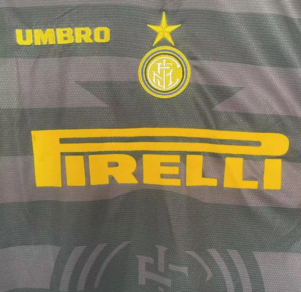 Inter Milan 1997/1998 Retro Long Sleeve Inter Milan Third Away Football Jersey 1997/1998 — 6