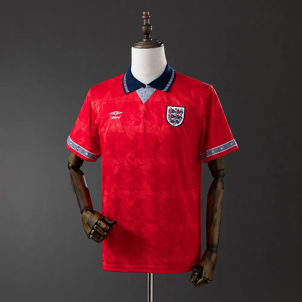 England 1990 Retro England Visitante Jersey 1990