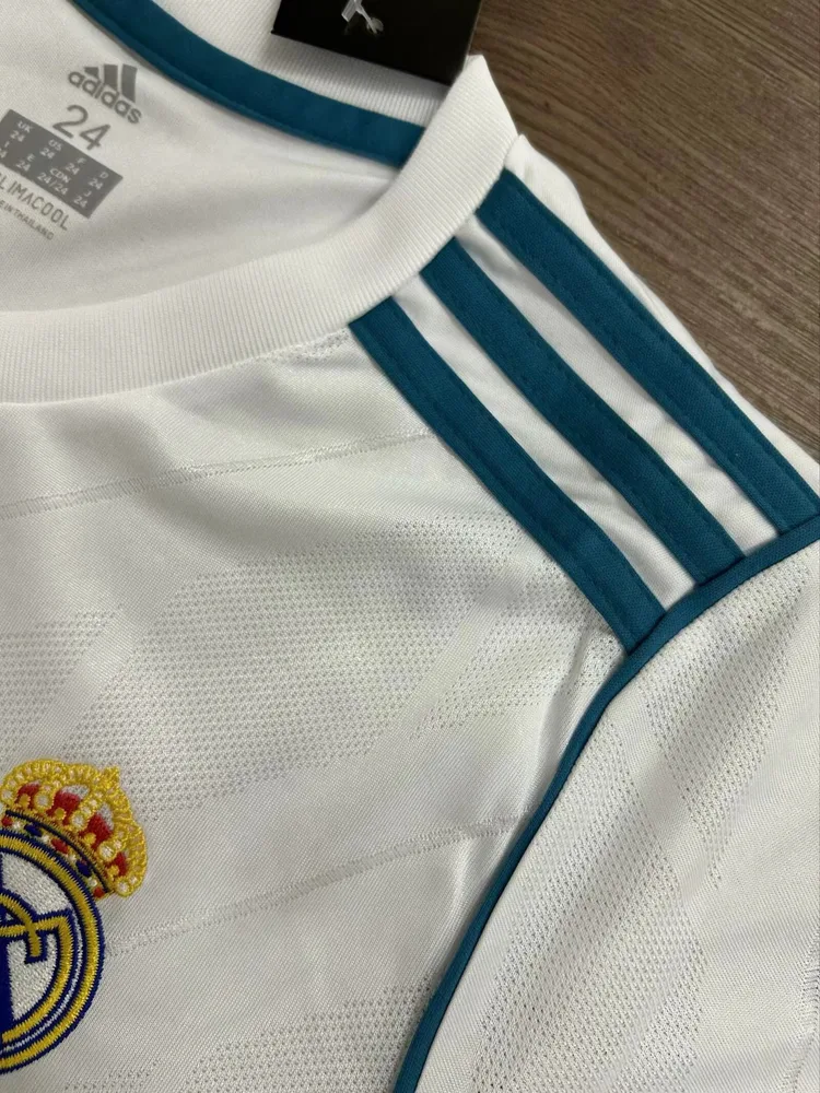 Real Madrid 2017/2018 Retro Real Madrid Home Football Shirt Kids Size 2017/2018 — 5