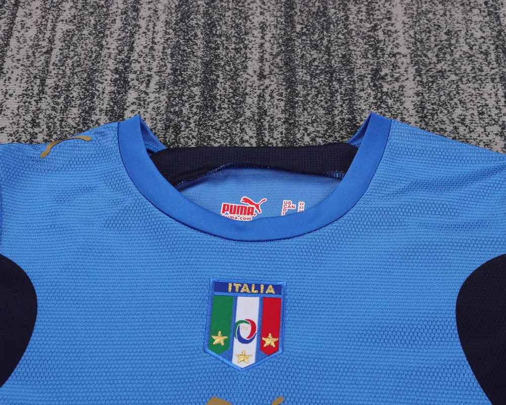 Italy 2006 Retro Italy Home Football Jersey Kids Size 2006 — 3
