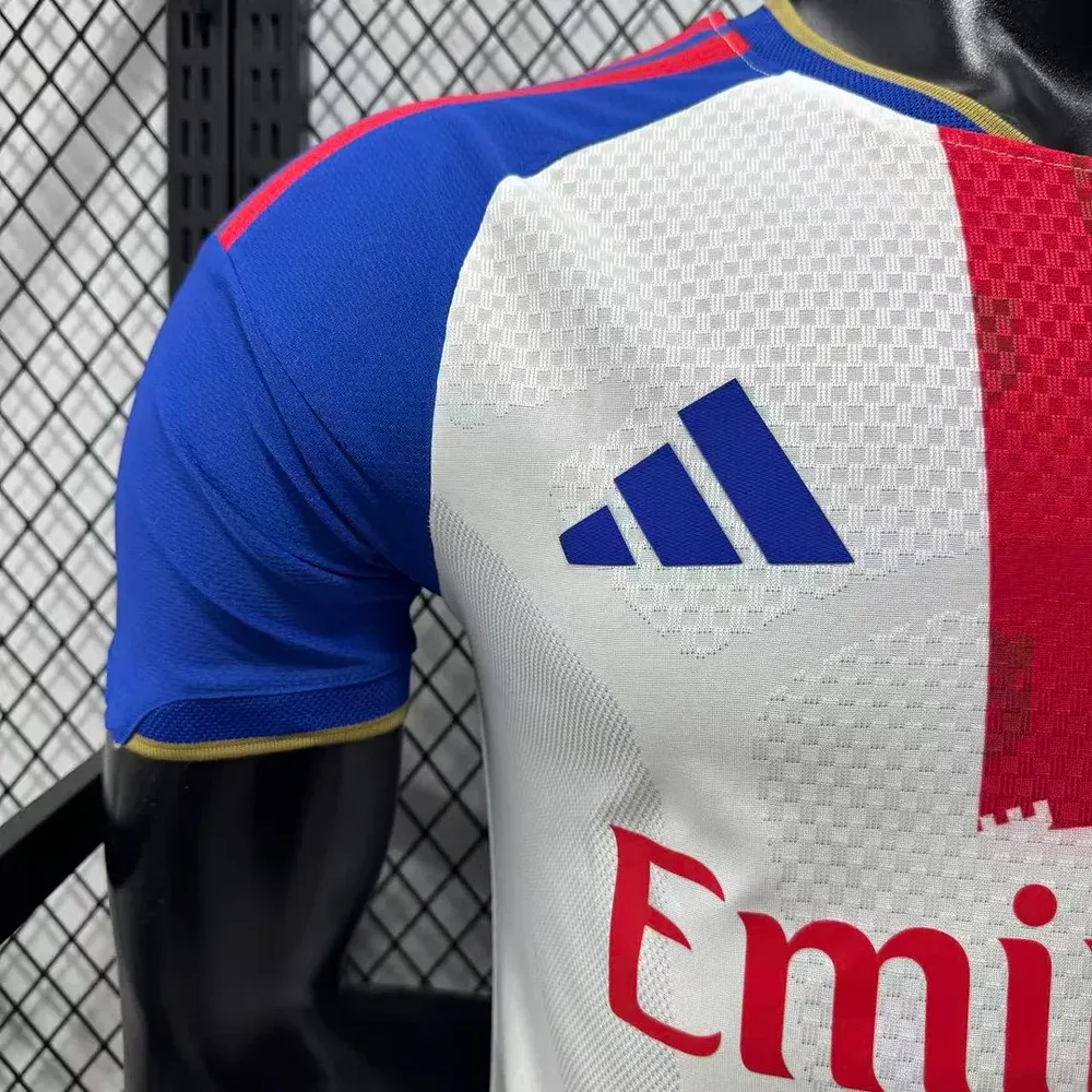 Lyonnais 2026/2027 Versión jugador Lyon Local Camiseta de fútbol 2026/27 — 6