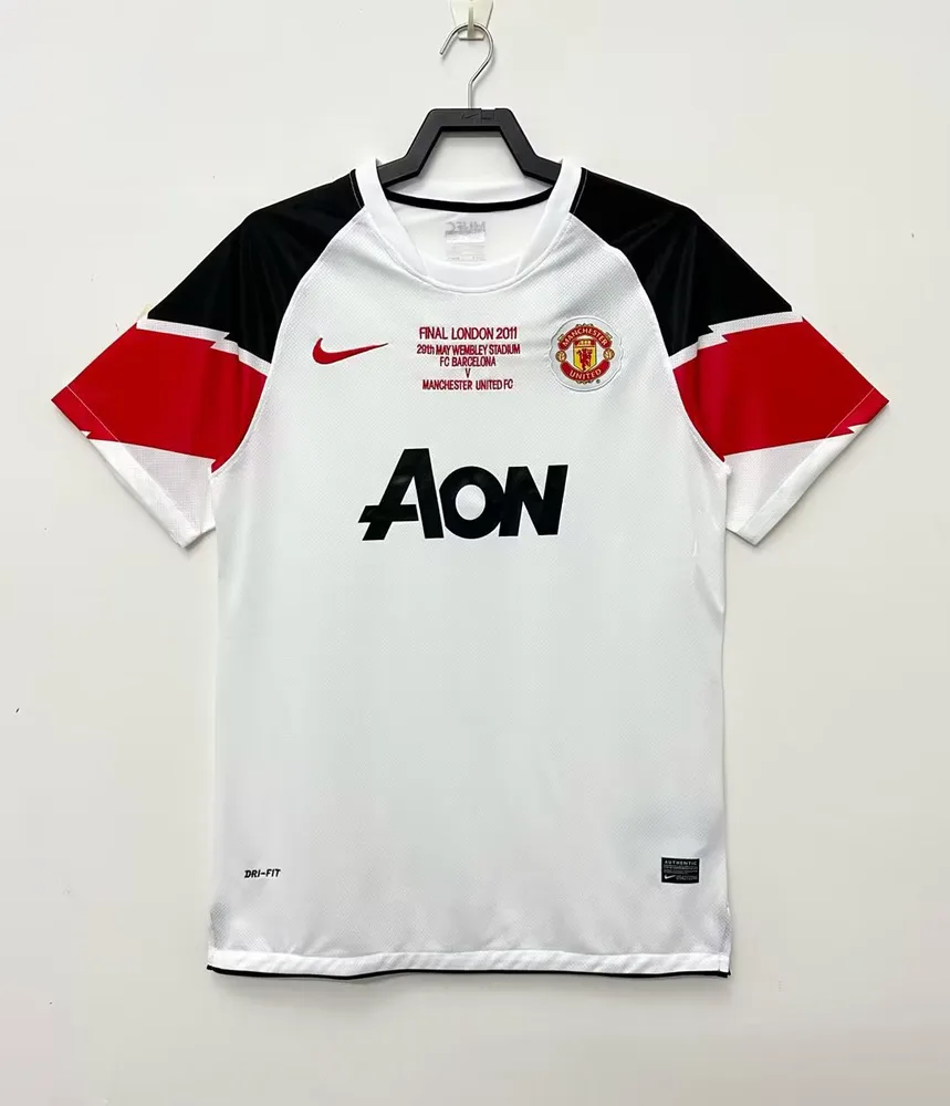 Manchester United 2010/2011 Retro Manchester United Visitante Camiseta de fútbol 2010/2011