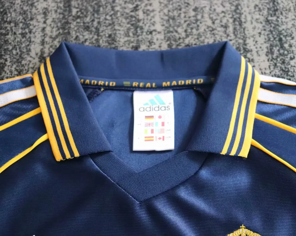 Real Madrid 1998-2000 Retro Real Madrid Tercera Visitante Camiseta de fútbol Talla infantil 1998/2000 — 3