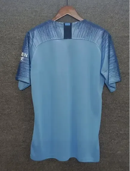 Manchester City 2018-2019 Retro Manchester City Home Football Shirt 2018/2019 — 2