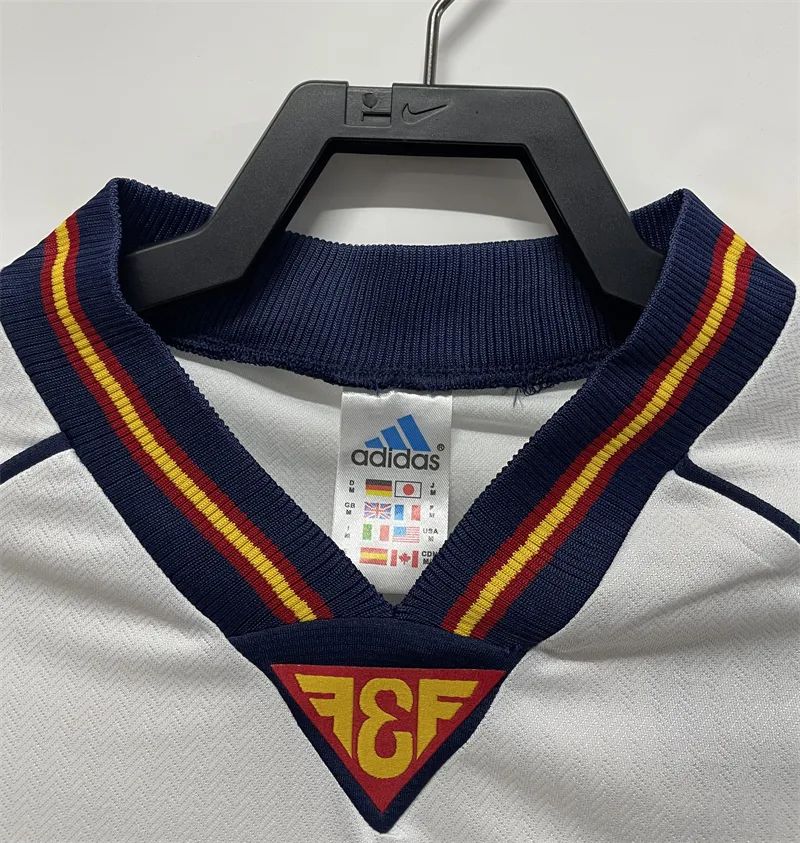 Spain 1998 Retro Spain Away Soccer Shirt 1998 — 3