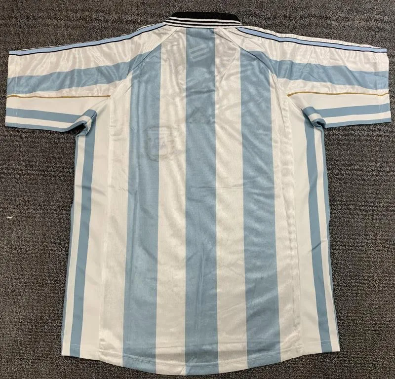 Argentina 1998 Retro Argentina National Team Local Jersey 1998 — 2