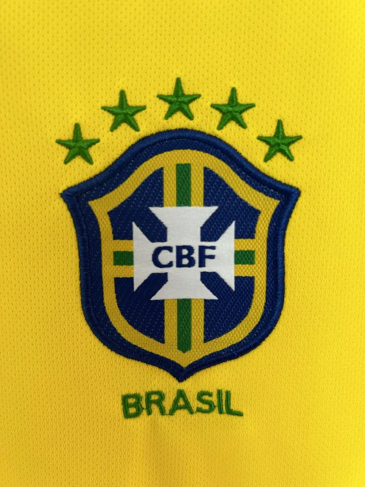 Brazil 2004 Retro Brazil Local Camiseta de fútbol 2004 — 6