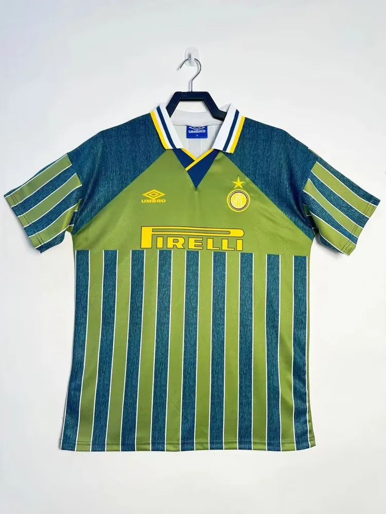 Inter Milan 1995/1996 Retro Inter Milan Tercera Visitante Camiseta de fútbol 1995/1996
