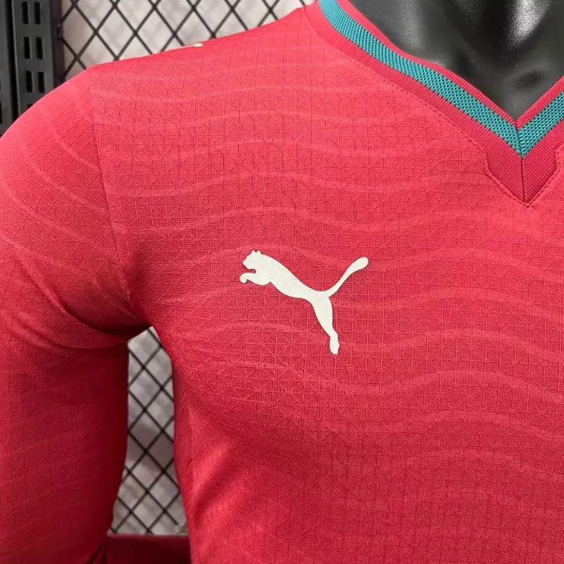 Portugal 2026/2027 Long Sleeve Player Version Portugal Home Football Jersey 2026/27 — 6