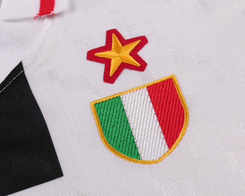 AC Milan 1996-1997 Retro AC Milan Away Football Shirt Kids Size 1996/1997 — 6