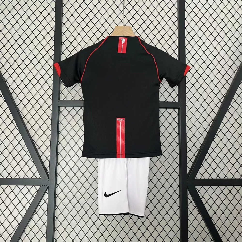 Manchester United 2007/2008 Retro Manchester United Tercera Visitante Camiseta de fútbol Talla infantil 2007/2008 — 2