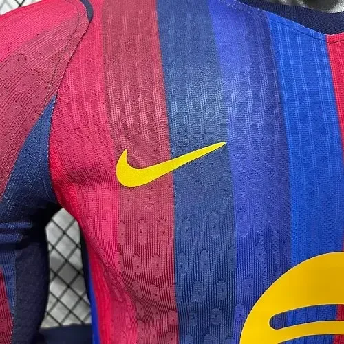 Barcelona 2026/2027 Long Sleeve Player Version Barcelona Home Football Jersey 2026/27 — 5