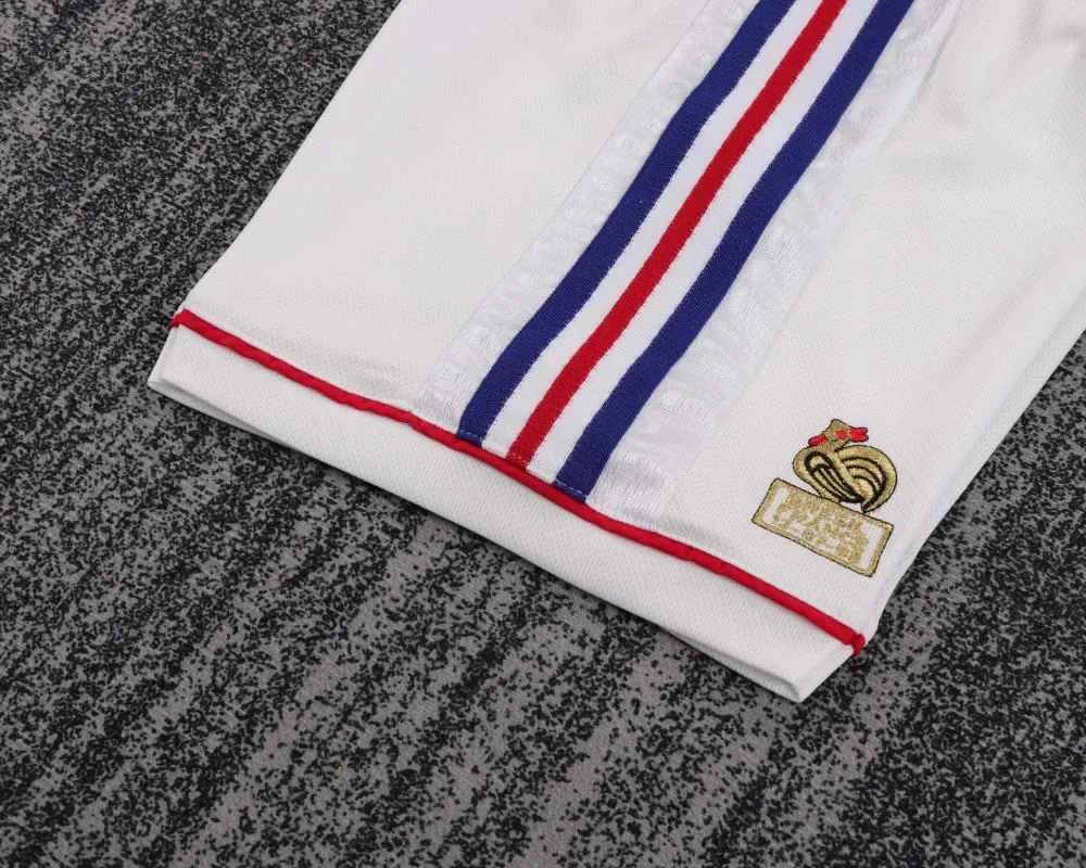 France 1998 Retro France Visitante Camiseta de fútbol Talla infantil 1998 — 10