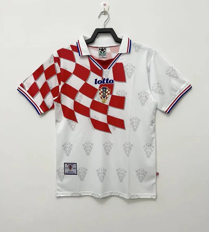 Croatia 1998 Retro Croatia National Team Local Camiseta de fútbol 1998