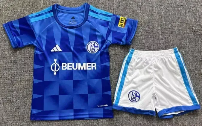 Schalke 04 2026/2027 Schalke 04 Home Football Jersey Kids Size/ 2026/27