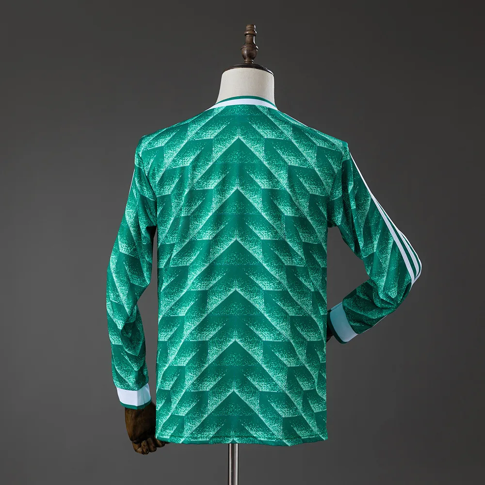 Germany 1990 Retro Manga larga Germany Visitante Camiseta de fútbol 1990 — 2