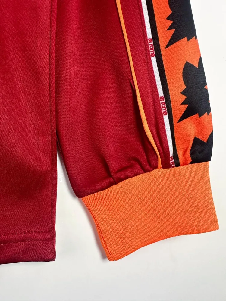 AS Roma 1998-1999 Retro Long Sleeve Roma Home Soccer Jersey 1998/1999 — 7