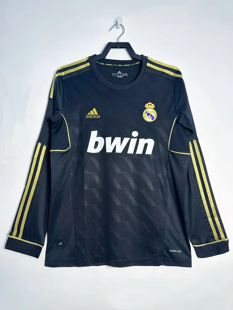 Real Madrid 2011/2012 Retro Long Sleeve Real Madrid Away Jersey 2011/2012 — 1