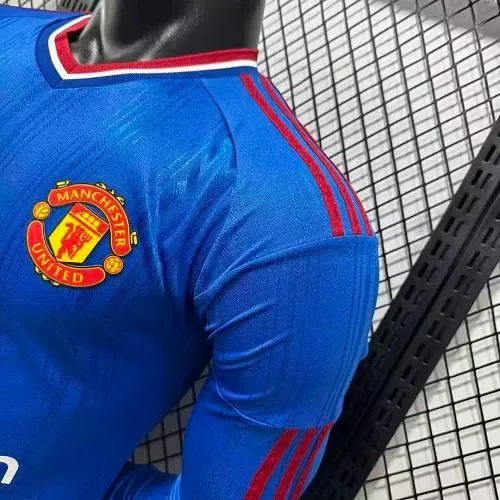 Manchester United 2026/2027 Manga larga Versión jugador Manchester United Visitante Camiseta de fútbol 2026/27 — 9