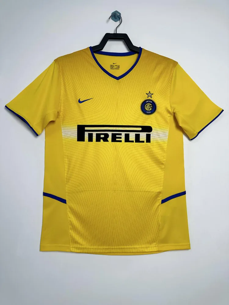 Inter Milan 2002/2003 Retro Inter Milan Tercera Visitante Camiseta de fútbol 2002/2003