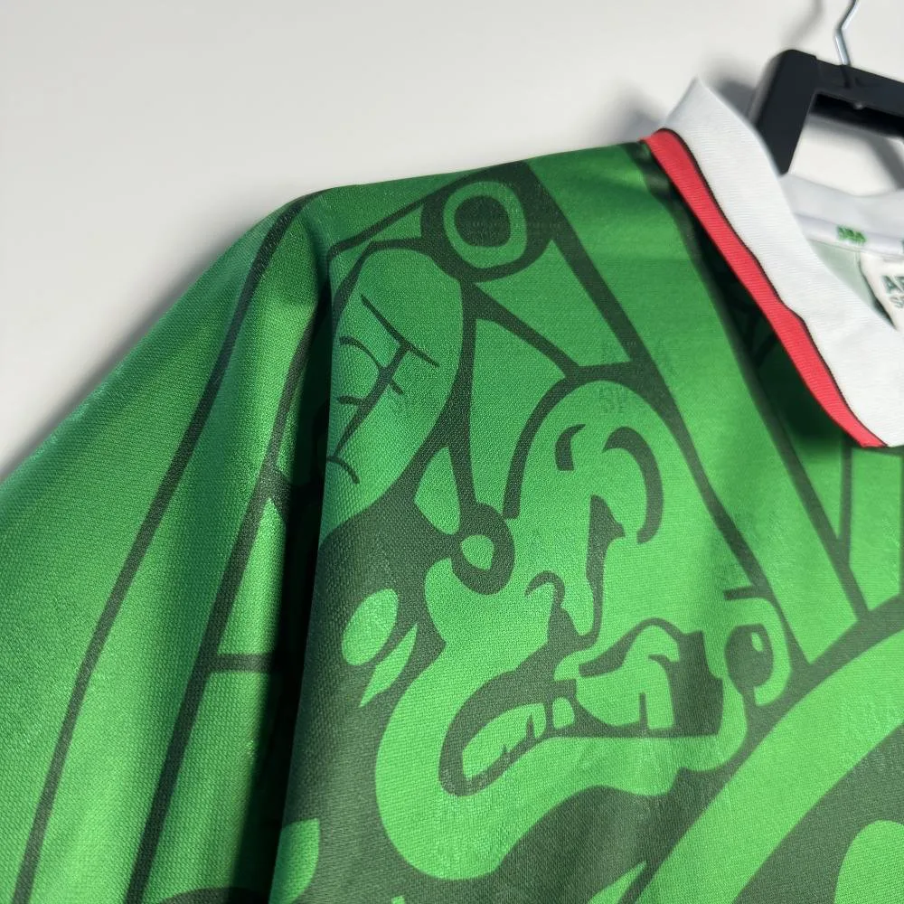 Mexico 1998 Retro Mexico Home Soccer Jersey 1998 — 5