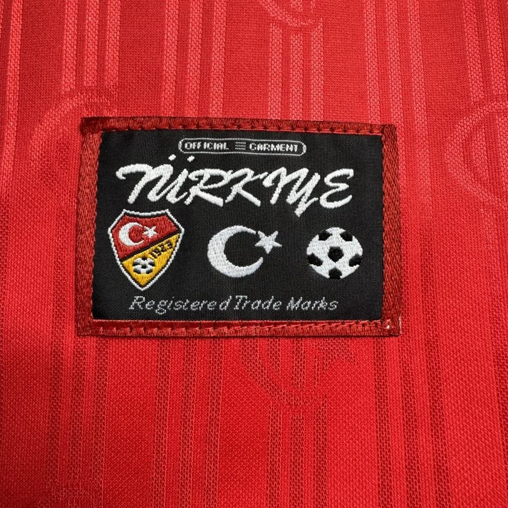 Turkiye 1996 Retro Türkiye National Team Home Football Shirt 1996 — 8