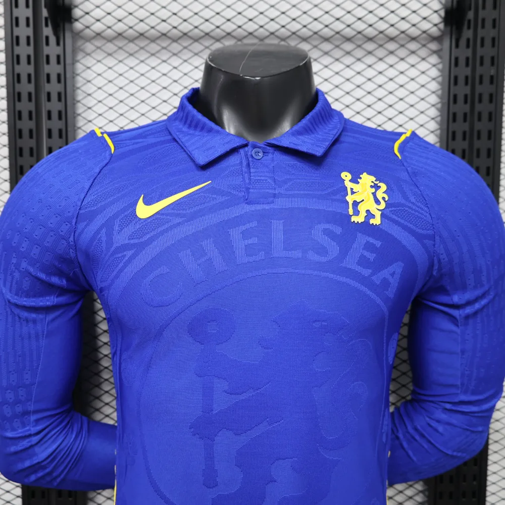Chelsea 2026/2027 Manga larga Versión jugador Chelsea Local Camiseta de fútbol 2026/27 — 3