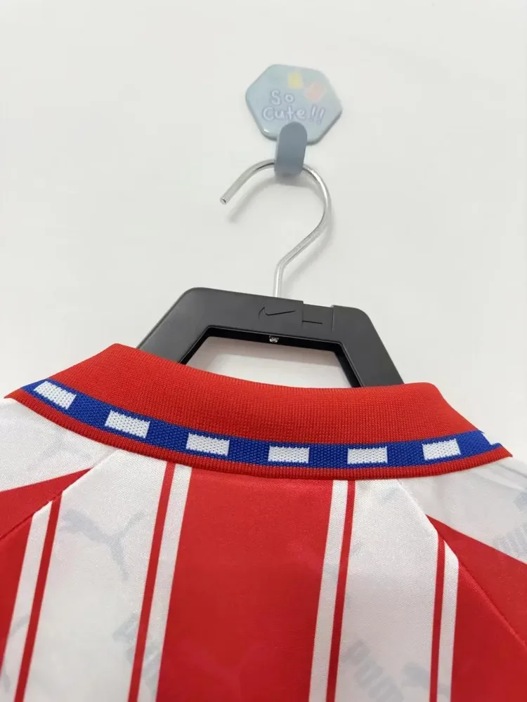 Atlético Madrid 1994/1995 Retro Atletico Madrid Home Soccer Jersey 1994/1995 — 8