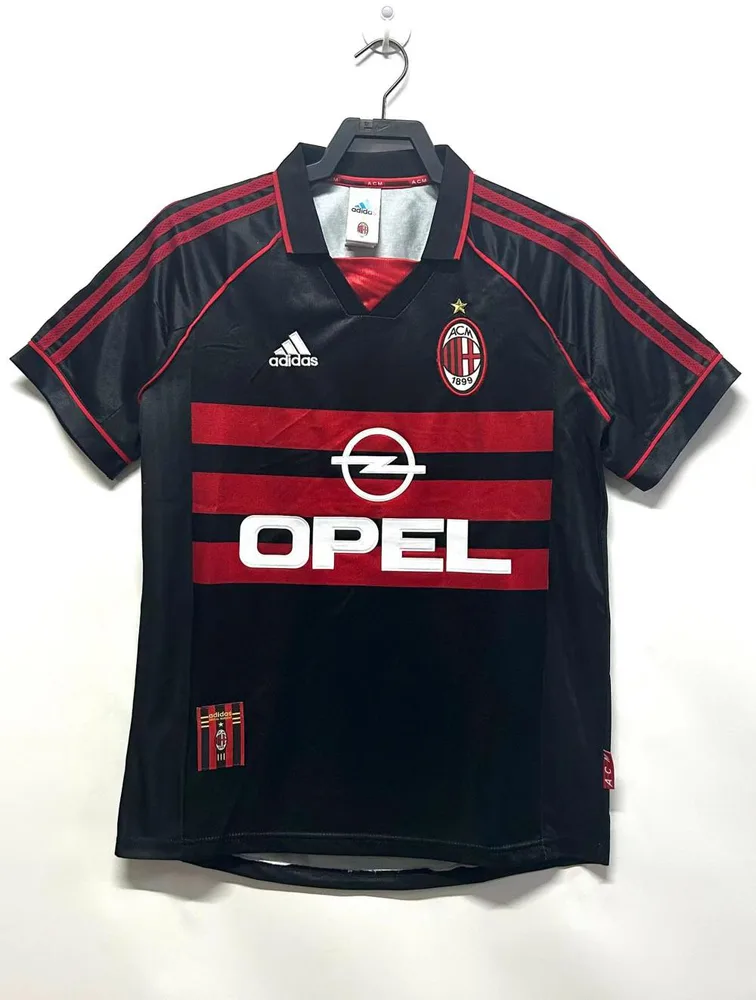 AC Milan 1998-1999 Retro AC Milan Tercera Visitante Camiseta de fútbol 1998/1999