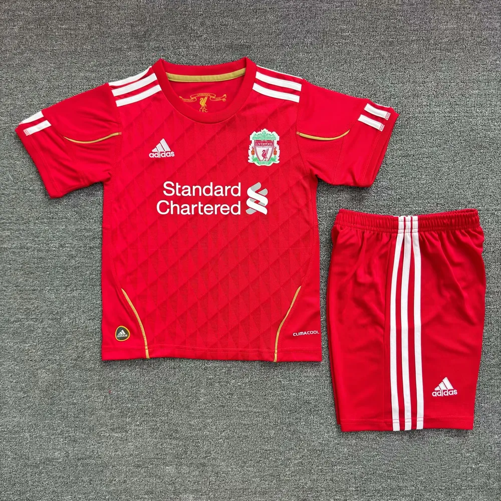 Liverpool 2010/2011 Retro Liverpool Camiseta de fútbol Local Talla infantil 2010/2011