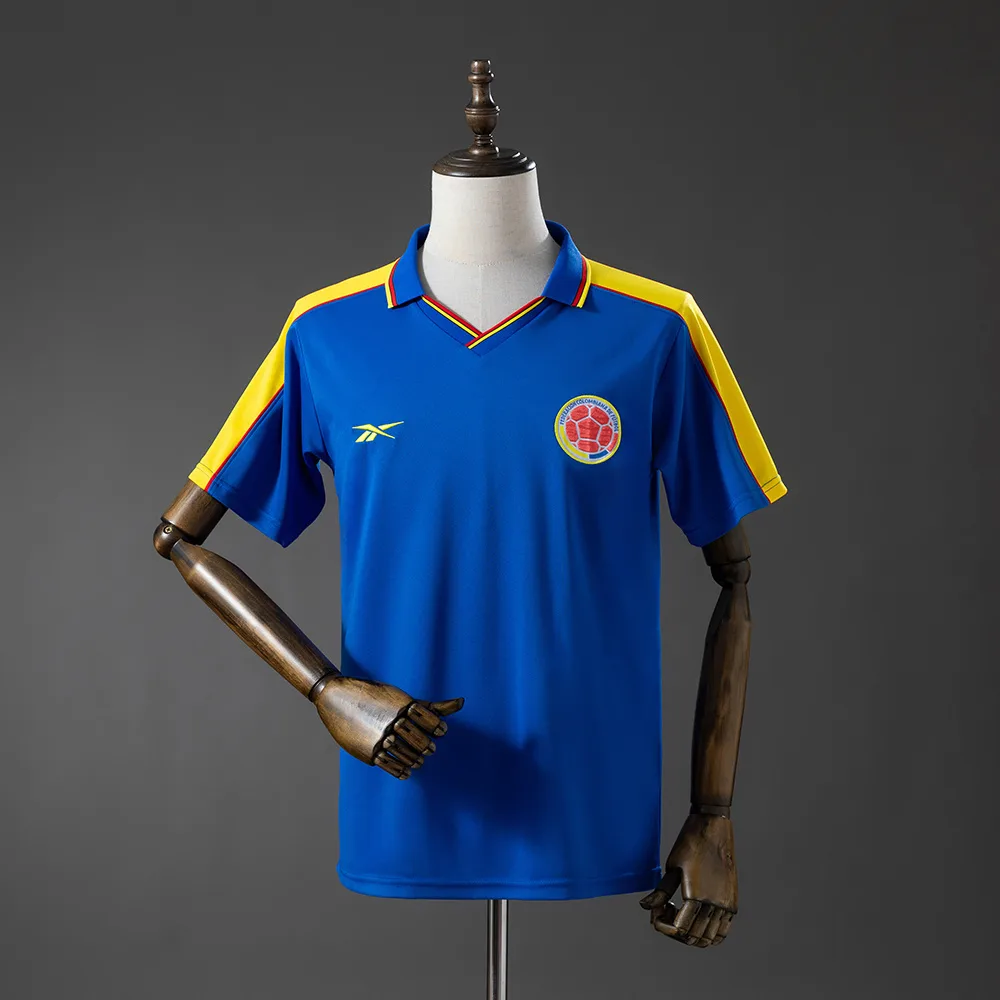 Colombia 1998 Colombia Visitante Retro Jersey 1998