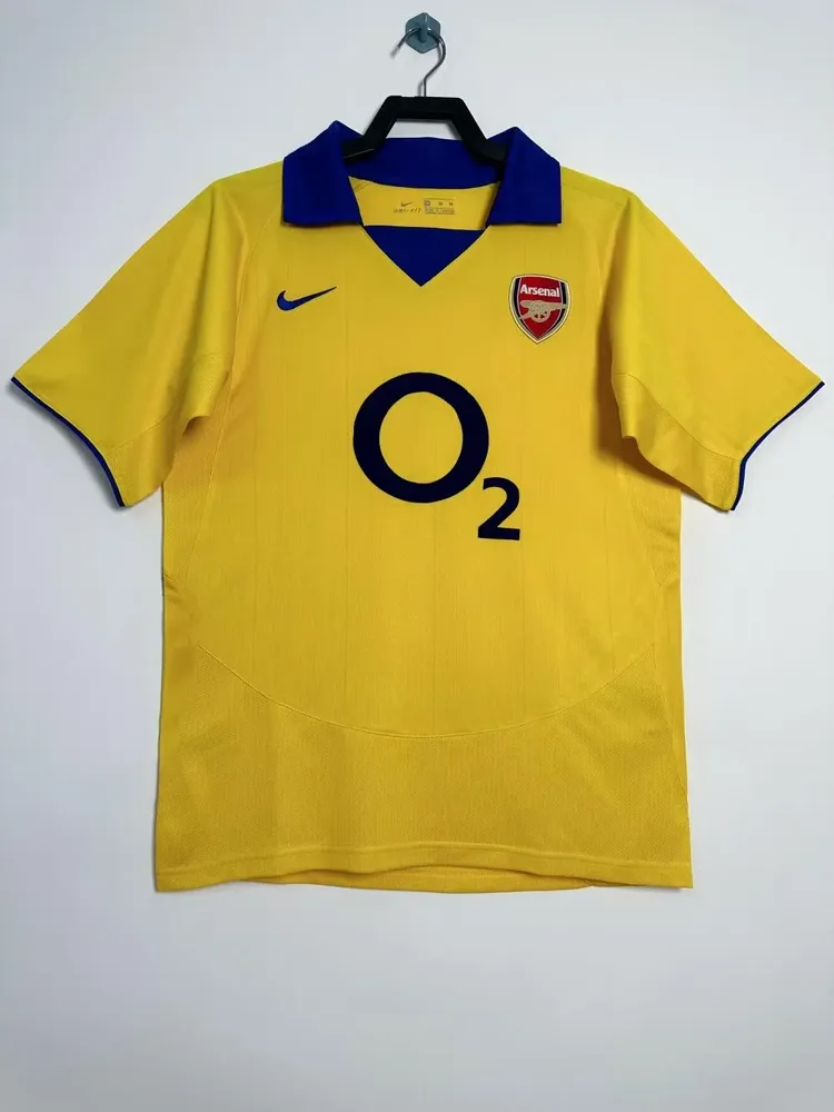 Arsenal 2003-2004 Retro Arsenal Visitante Camiseta de fútbol 2003/2004