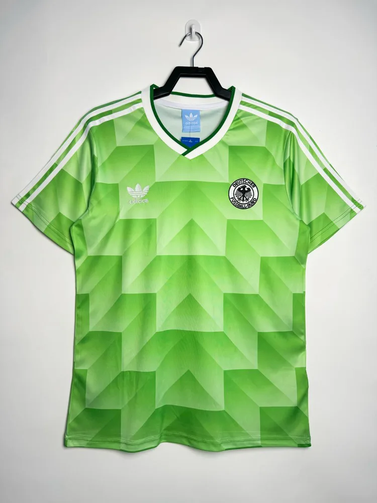 Germany 1988 Retro Camiseta de fútbol Germany Visitante 1988