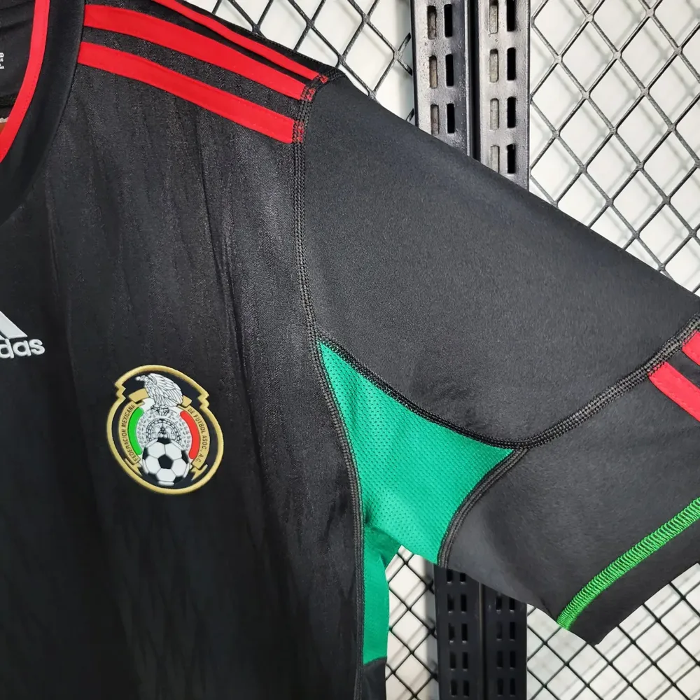 Mexico 2010 Retro Mexico Visitante Black Camiseta de fútbol 2010 — 8