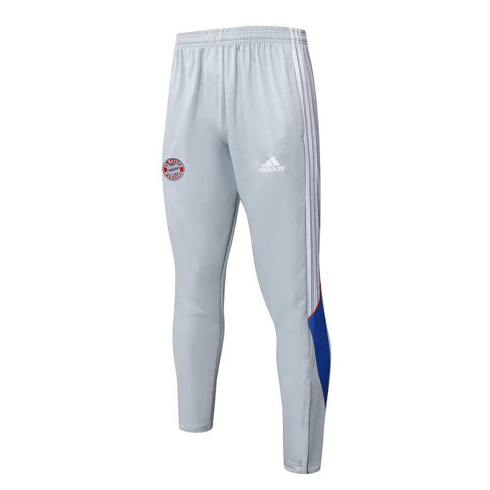 Bayern Munich 2025/2026 Bayern Munich Half-Pull Conjunto de entrenamiento Light Gray Retro Style Camiseta de fútbol Set 2025/2026 — 4