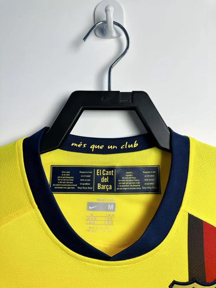 Barcelona 2008/2009 Retro Barcelona Away Football Shirt Long Sleeve 2008/2009 — 3