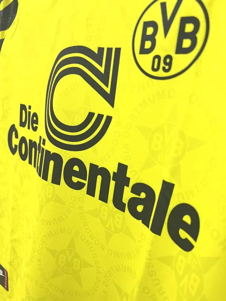 Borussia Dortmund 1994-1995 Retro Dortmund Home Football Shirt 1994/1995 — 6