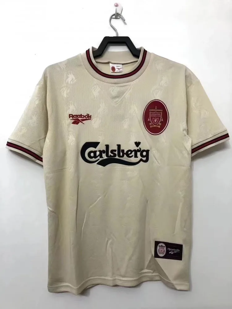Liverpool 1996/1997 Retro Liverpool Visitante Camiseta de fútbol 1996/1997