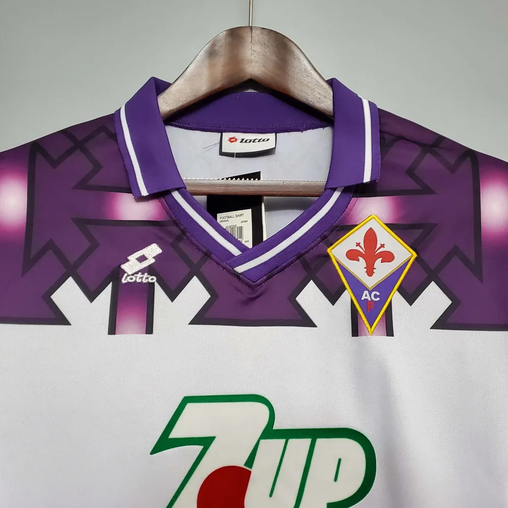 Fiorentina 1992/1993 Retro Fiorentina Visitante Camiseta de fútbol 1992/1993 — 3