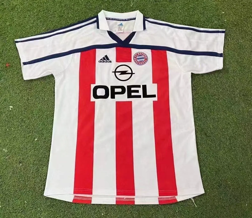Bayern Munich 2000/2001 Retro Bayern Munich Visitante Camiseta de fútbol 2000/2001