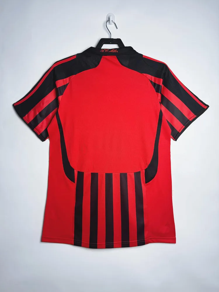 AC Milan 2007/2008 Retro AC Milan Home Football Shirt 2007/2008 — 2