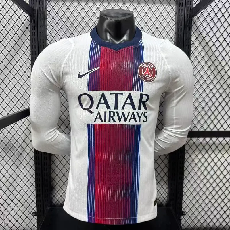 Paris Saint-Germain 2026/2027 Manga larga Versión jugador Paris Saint-Germain Visitante Camiseta de fútbol 2026/27