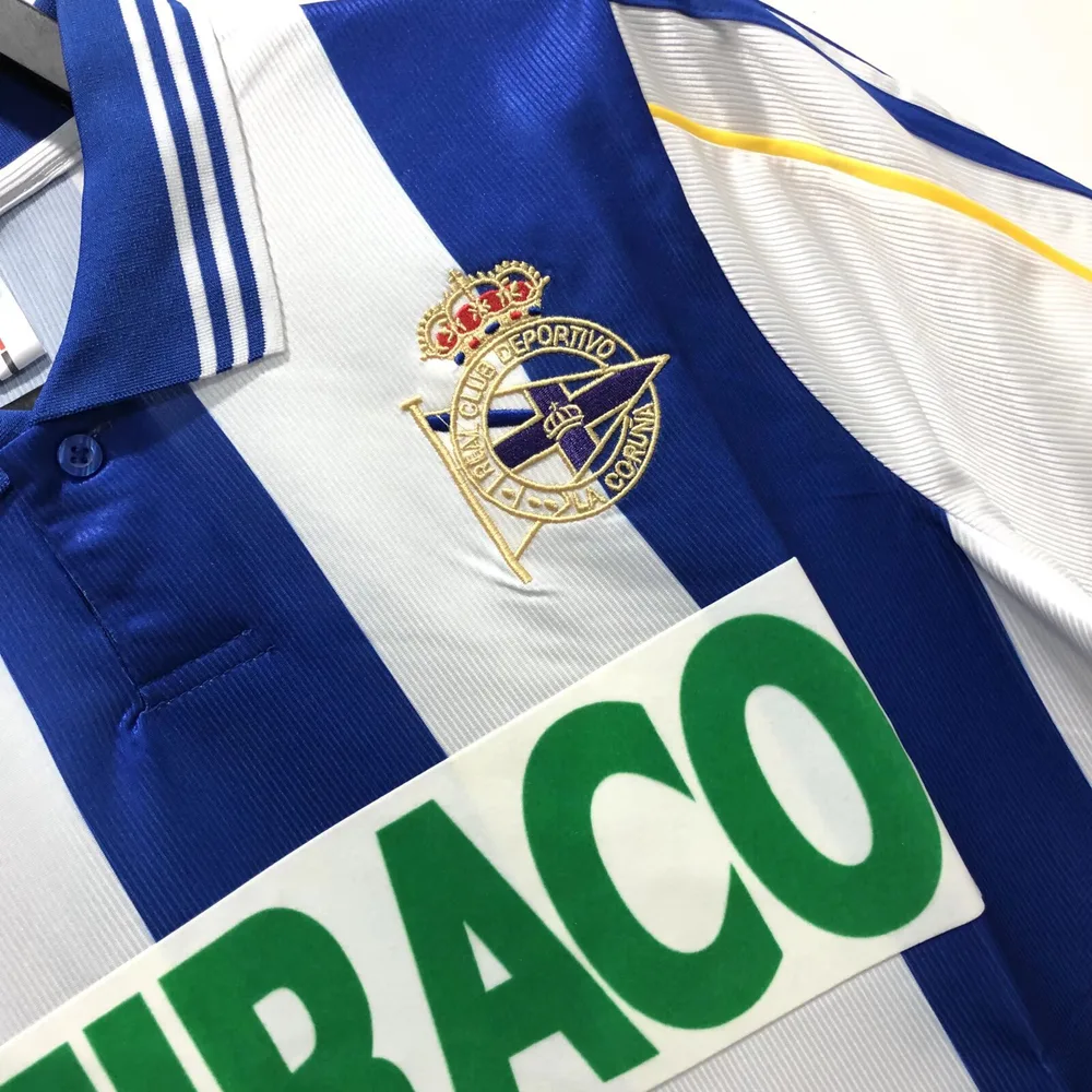 Deportivo 1999-2000 Retro Deportivo Home Football Shirt 1999/2000 — 4